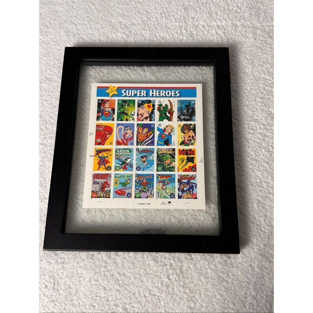 STAMPS DC Comics Super Heroes Chapter One Sheet 2005/In Frame